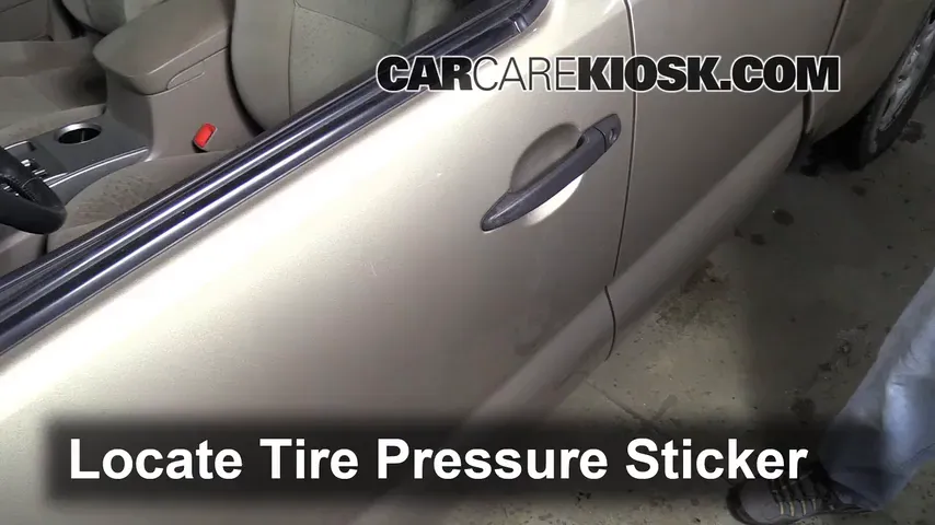 2008 Toyota Tacoma 2.7L 4 Cyl. Extended Cab Pickup (4 Door) Tires & Wheels Check Tire Pressure